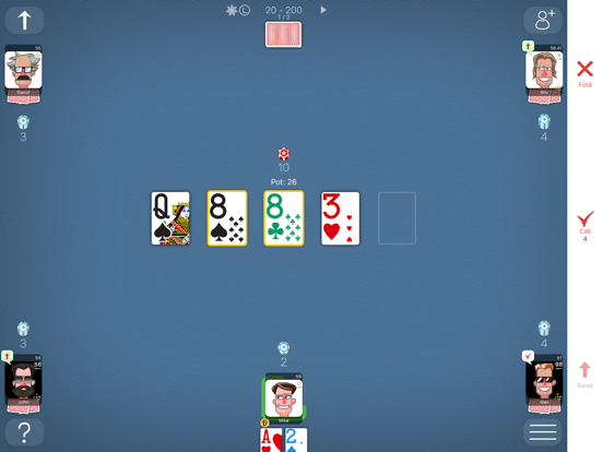 Poker Online Games iPad app afbeelding 3