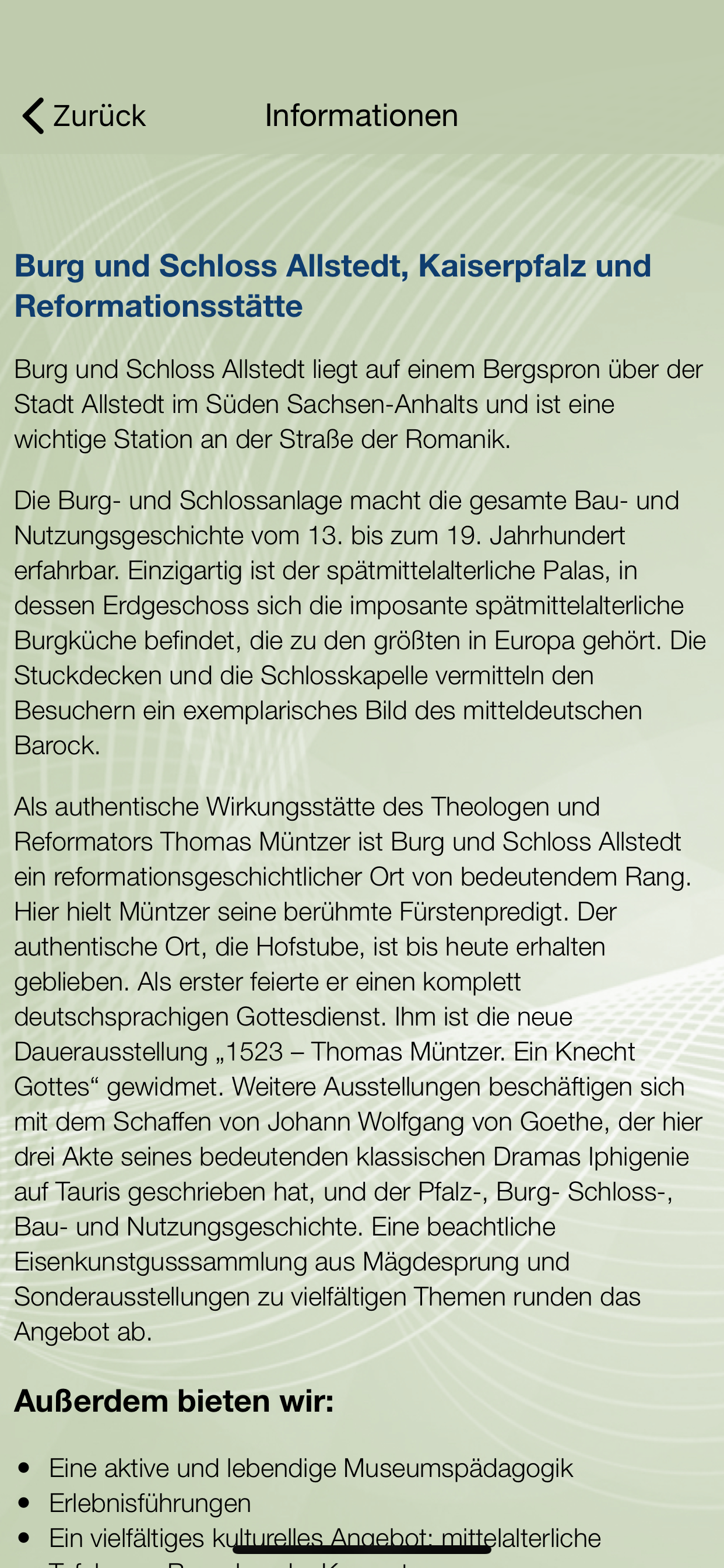 Stadt Allstedt screenshot 3