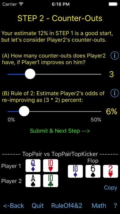 Poker Odds Teacher screenshot 3