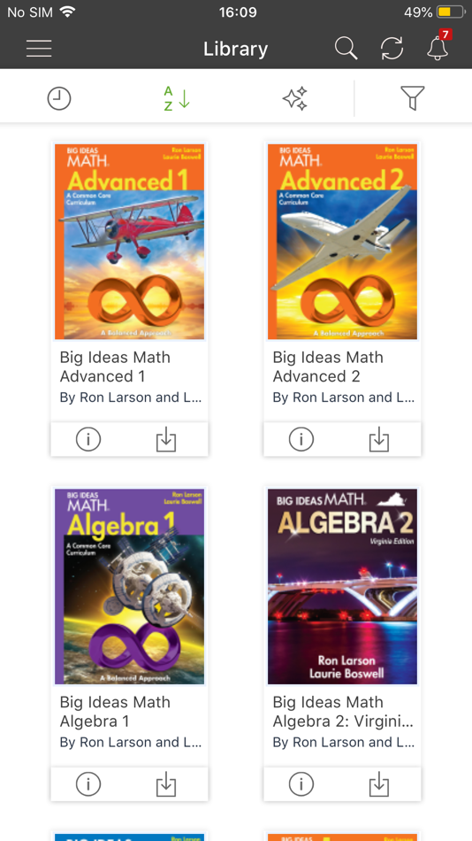 #1. Big Ideas Math (iOS) 由: Big Ideas Learning, LLC