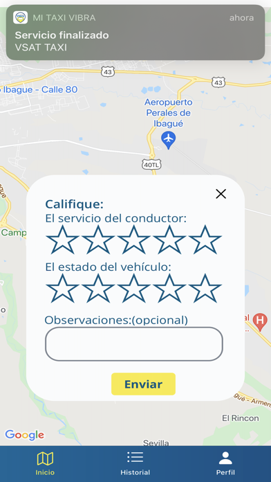 Taxi Vibra Screenshot