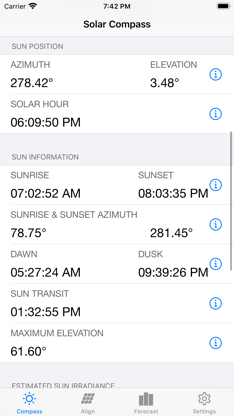 PV Optimizer & Solar compass screenshot 2