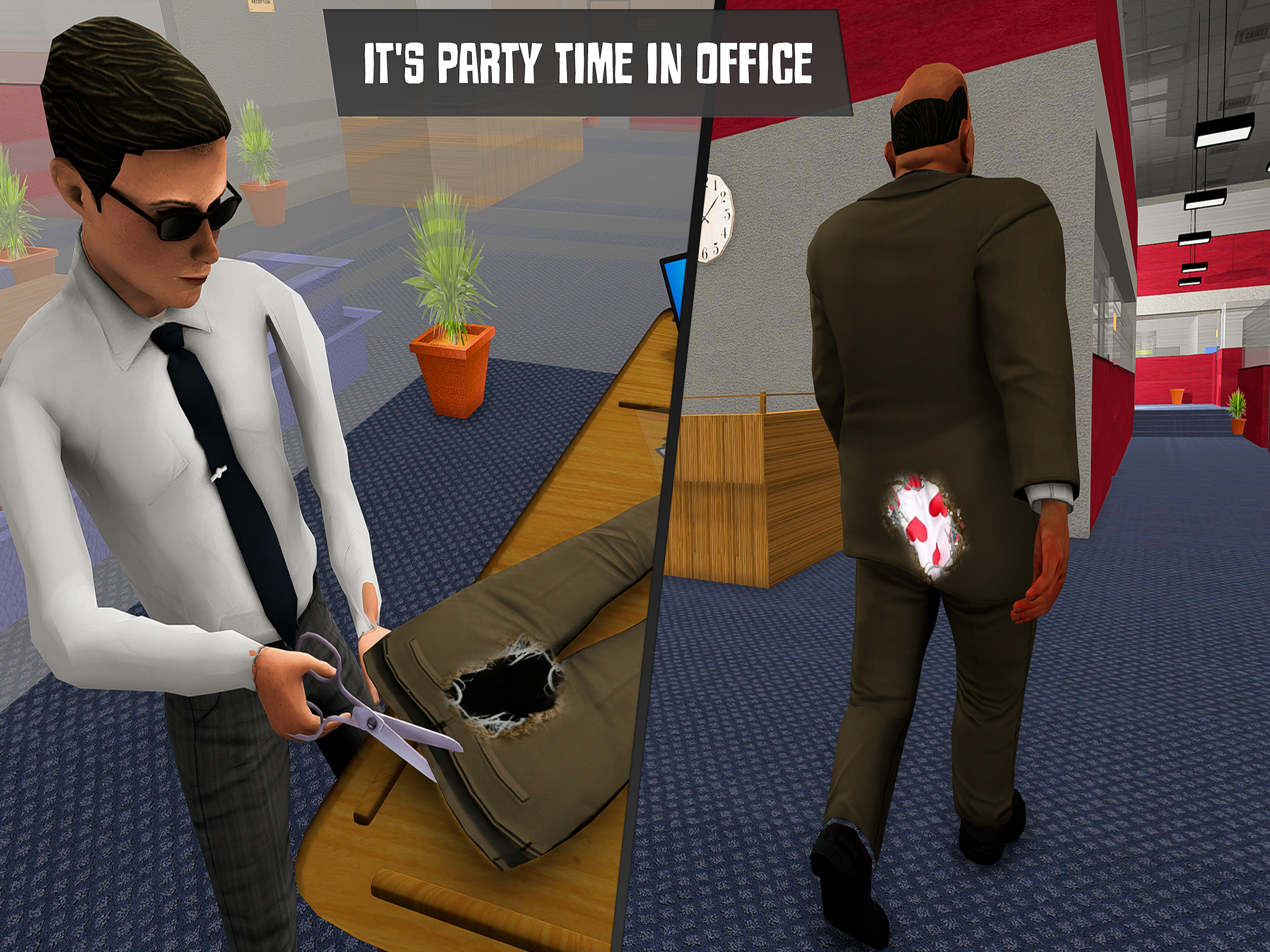 Scary Office Boss 3d