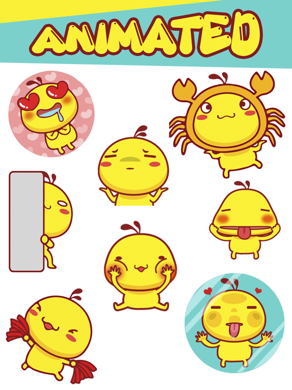 Happy Bird: Animated Stickersのおすすめ画像1