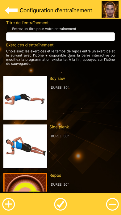 Screenshot #1 pour Exercices de Gainage - Plank