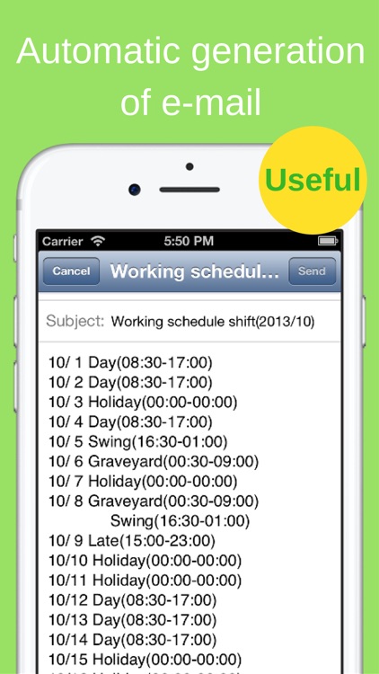 Shift Planning Calendar screenshot-4