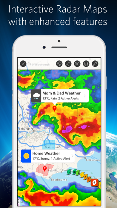 Weather Mate Pro - Live Current Conditions, Hyperlocal Forecast, Radar Maps, and Severe Weather Alerts Screenshot 2