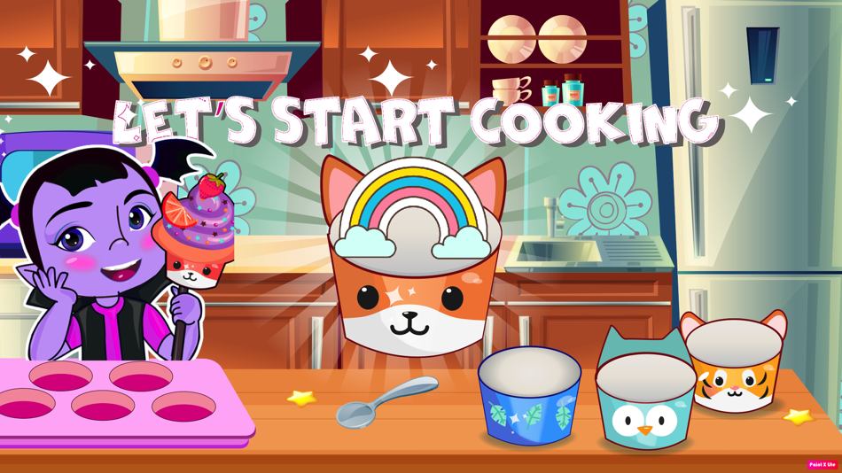 #2. Vampire and cupcakes (iOS) 由: Emilia Eritsyan