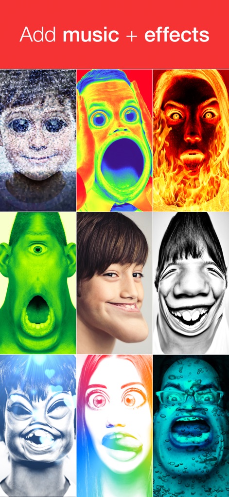 LOL Movie - This image showcases the app's spectacular array of visual effects, enabling the addition of dramatic lightning bolts or immersive underwater appearances.