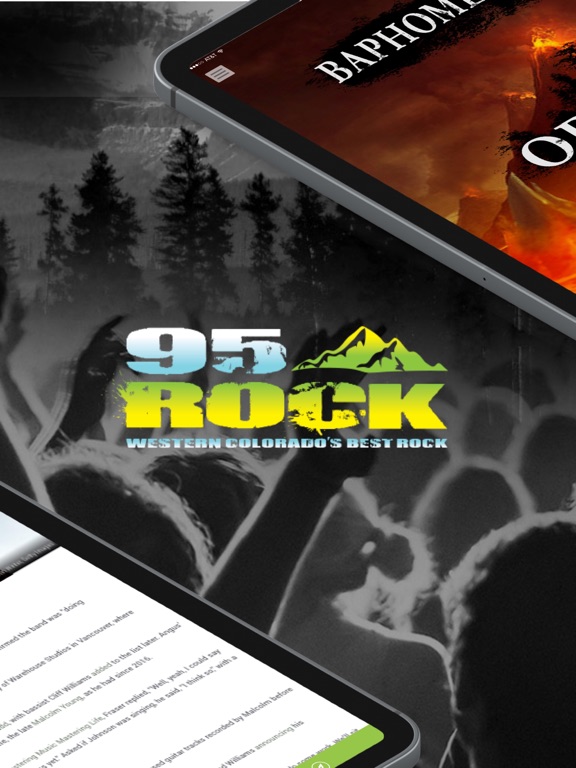 95 Rock (KKNN) iPad screenshot 2 - Music app