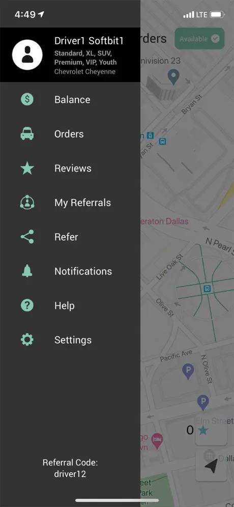 SoftBit Rideshare Driver