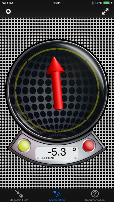 MagnetMeter - 3D Vector Magnetometer and Accelerometer Screenshot 4