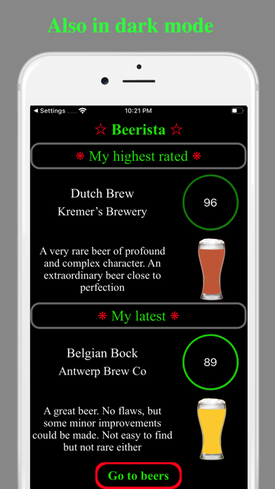 Beerista, the beer tasting app Screenshot