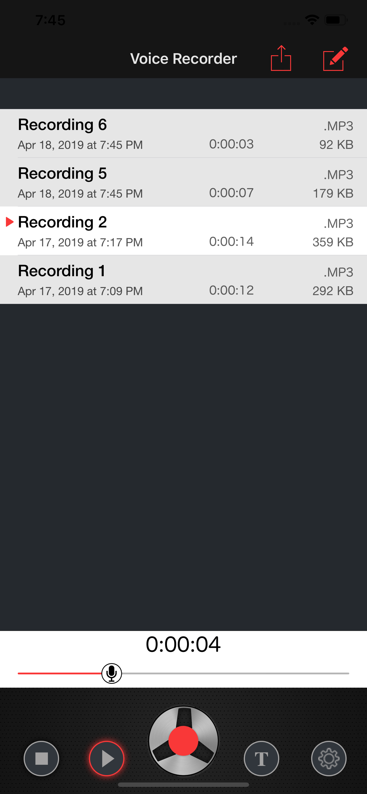 Voice Recorder - REC App screenshot 3