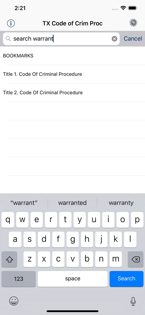 TX Code of Criminal Proc 2026 - App de Referencia | MWM