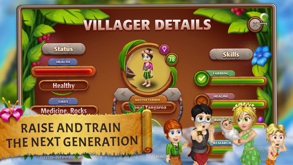 #4. Virtual Villagers Origins 2 (iOS) 由: LDW Software, LLC