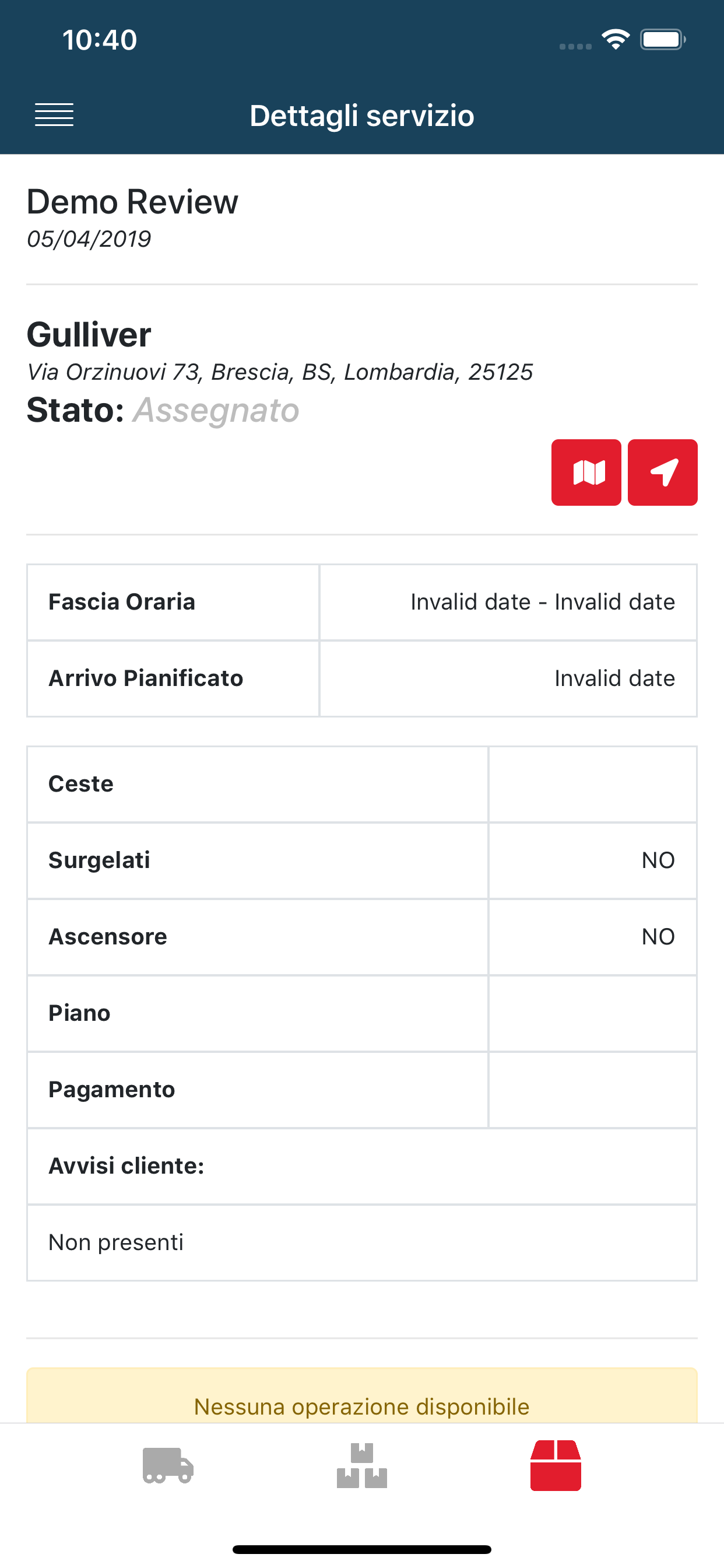 Clicca la consegna screenshot 3