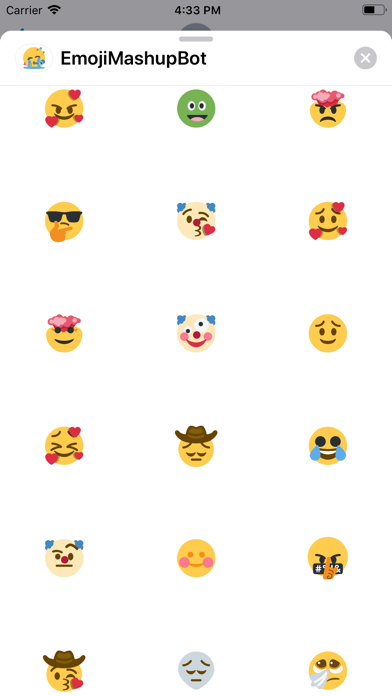 EmojiMashupBot Screenshot 2 - AppWisp.com EmojiMashupBot Screenshot 2 - AppWisp.com