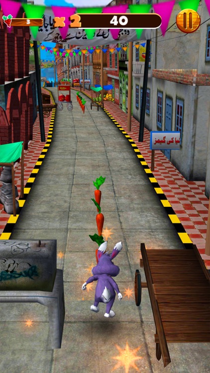 Bunny Street Runner Dash 3D screenshot-4