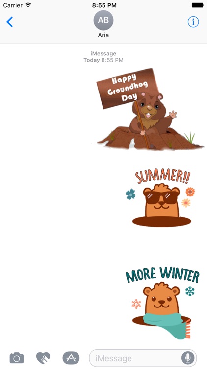 Animated Happy Groundhog Day