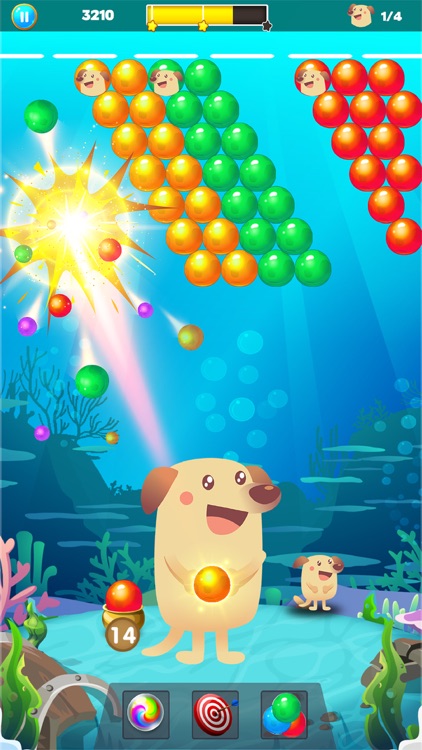 Bubble Shooter Dog Classic screenshot-3