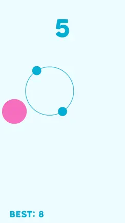 Dual Two Dots Circle Game iPhone image 1