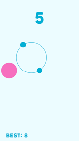 Dual Two Dots Circle Game screenshot