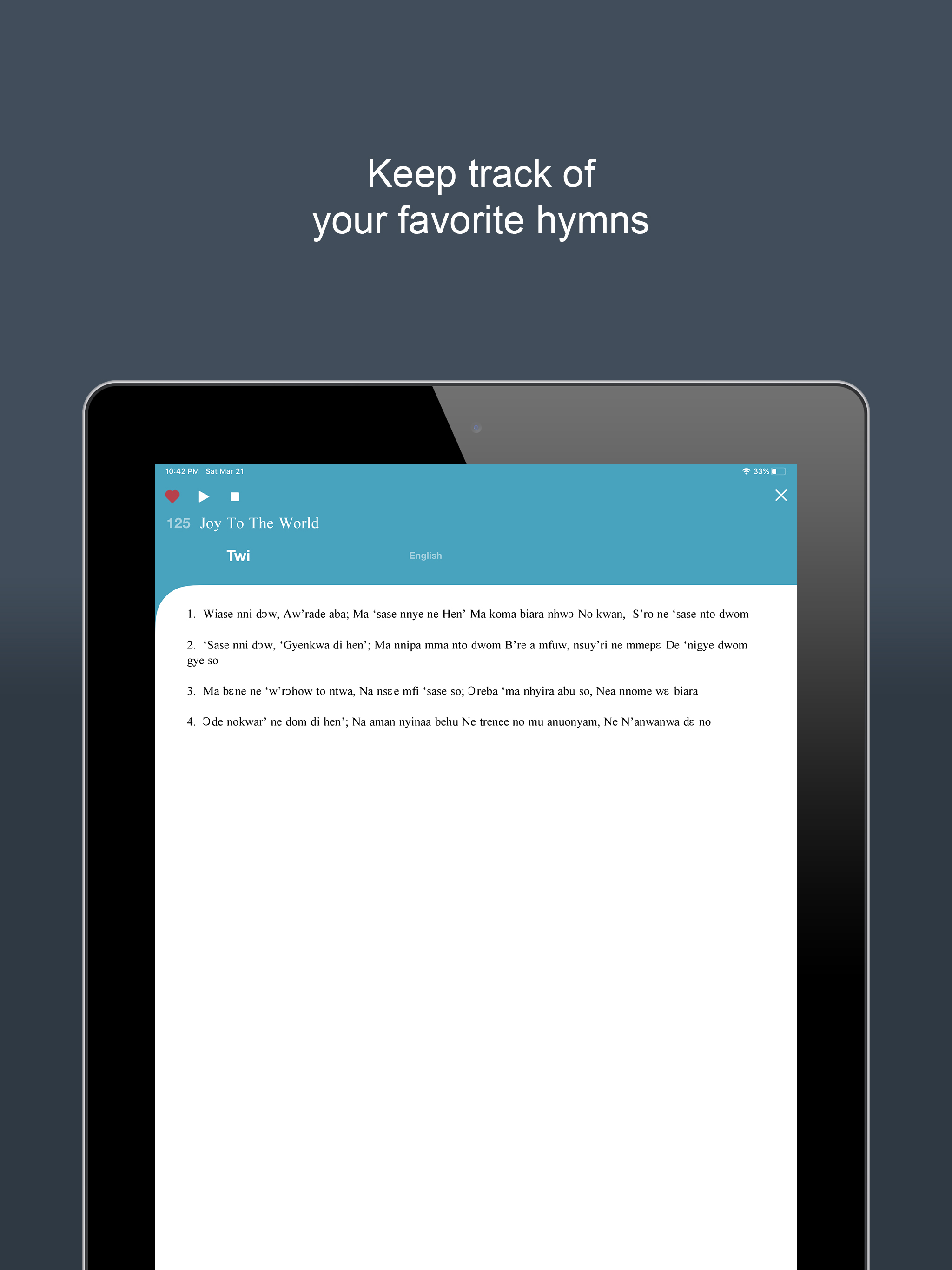 Twi Hymnal - SDA