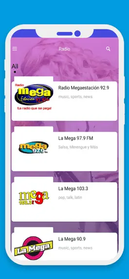 Game screenshot Radio La Mega 97.9 FM apk