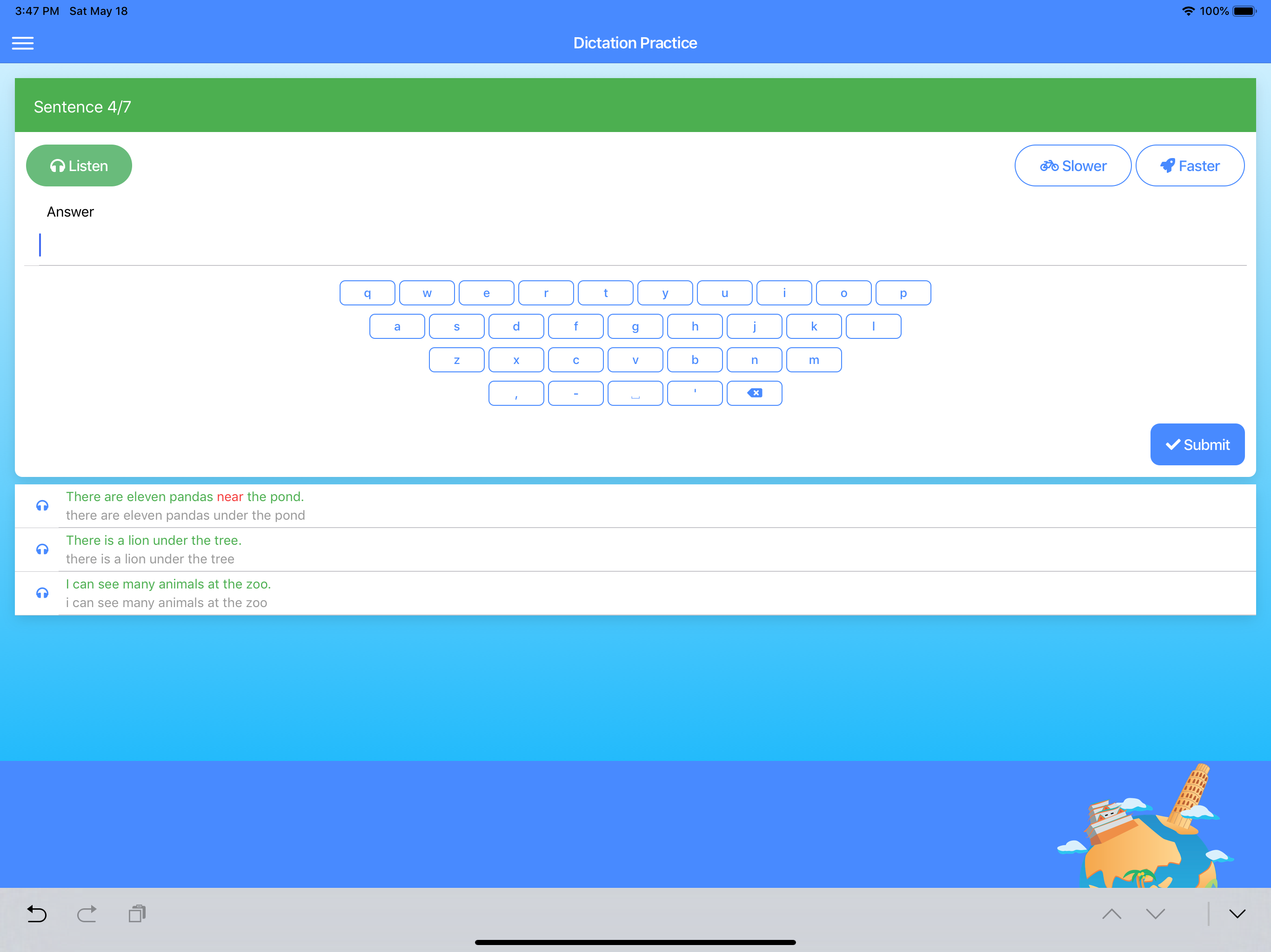 FunFunSpell English Dictation screenshot 18