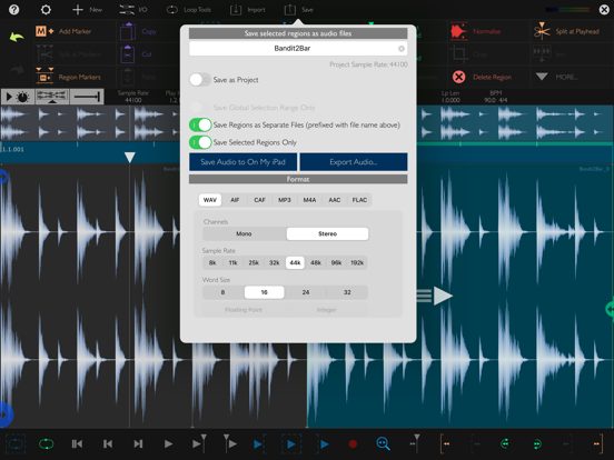 Screenshot #1 for Auditor - Audio Editor