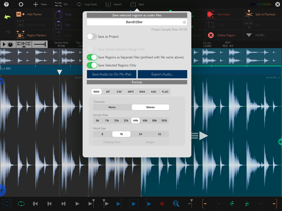 #1. Auditor - Audio Editor (iOS) 由: Living Memory Software