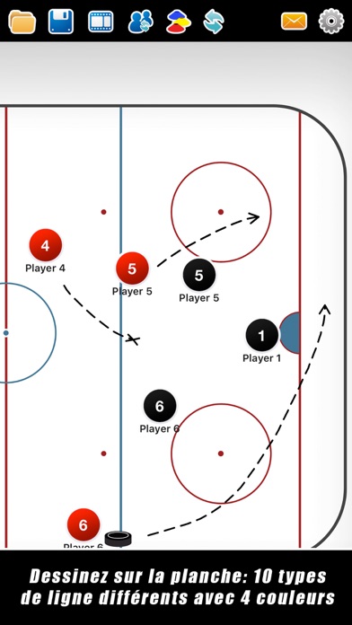 Screenshot #3 pour Planche Tactique: Hockey