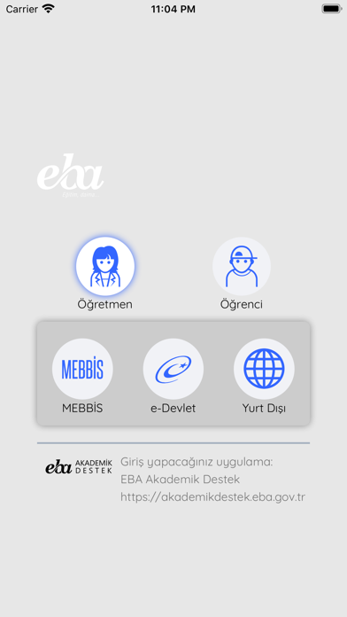 Screenshot #1 pour EBA Akademik Destek