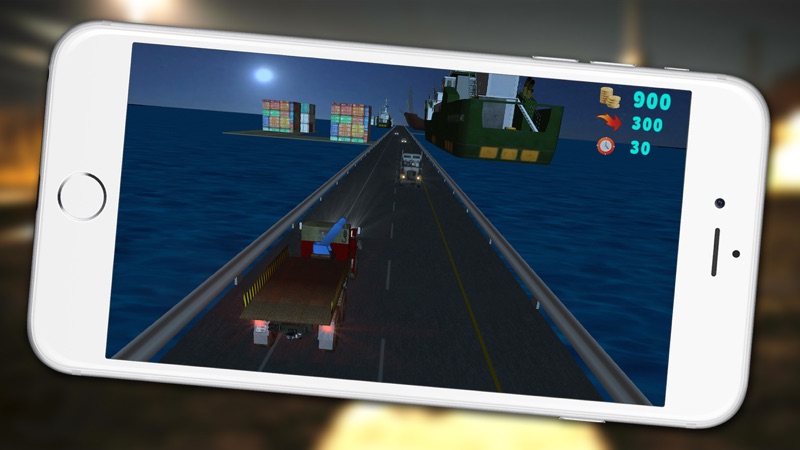 Speed Night Truck Smasher Race screenshot 4