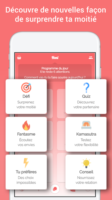 Screenshot #1 pour Honi - Défis en Couple