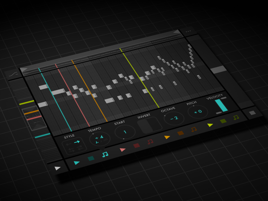 Screenshot #1 for Fugue Machine : MIDI Sequencer