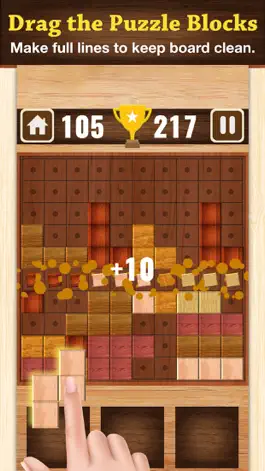 Game screenshot Wooden cubes: Block puzzle hack