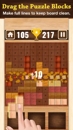 Wooden cubes: Block puzzle screenshot 3