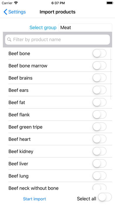DogFoodCalc Screenshot