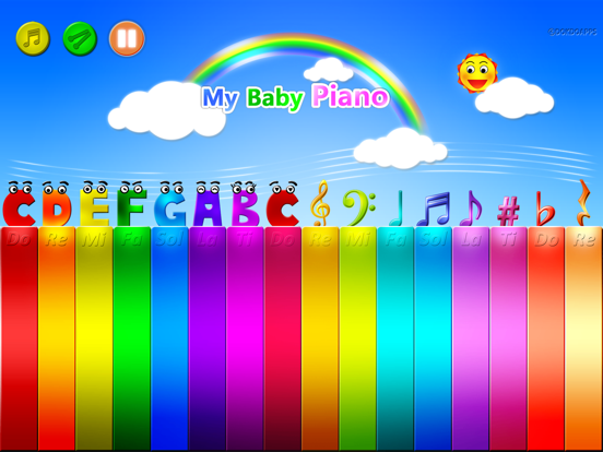 My baby piano iPad app afbeelding 1