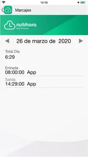 nubhora workforce iphone capturas de pantalla 4