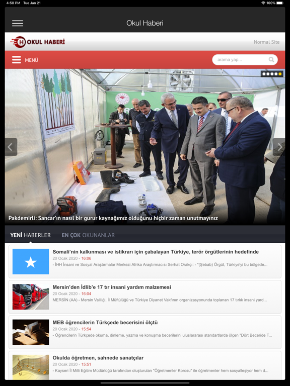 Screenshot #5 pour Okul Haberi