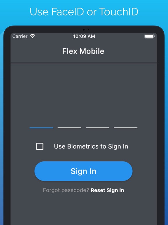 Flex Mobile App iPad screenshot 8 - Medical app