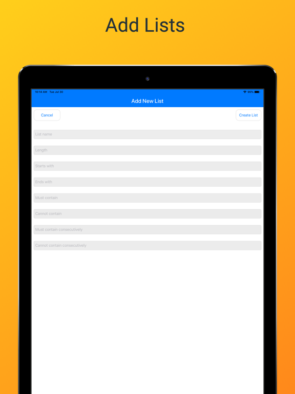 Word Checker (for Scrabble) iPad screenshot 5 - Games app