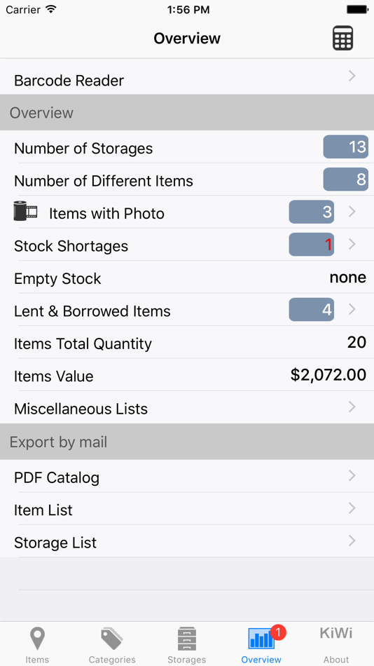 #5. Items & Storage & Inventory (iOS) By: Pascal Meziat
