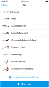 Entrena - Home Workout screenshot