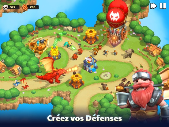 Screenshot #4 pour Wild Sky TD:Tower Defense Coop