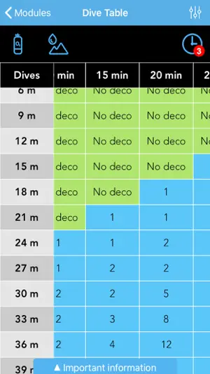 Diveplanner Tec & Rec screenshot 4