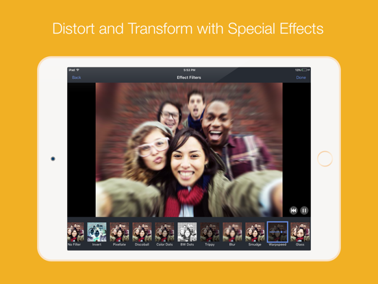 Filter Fancy - Effects Editor iPad screenshot 4 - Photo & Video app